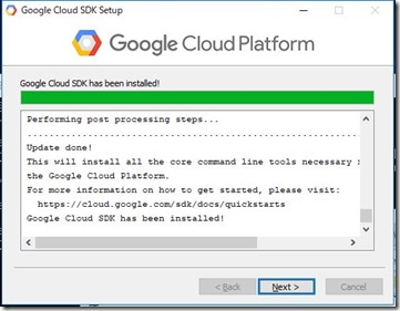 gcloud_installed